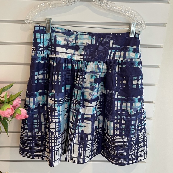 Limited skirt size S Navy, white, and bright blue - Picture 3 of 10